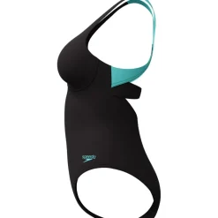Zwembroeken & Bikini'S < Speedo Flex Band Badpak met geïntegreerde BH Dames - anthracite