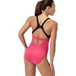 Zwembroeken & Bikini'S < Speedo Flex Band Badpak met geïntegreerde BH Dames - raspberry fill