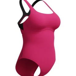 Zwembroeken & Bikini'S < Speedo Flex Band Badpak met geïntegreerde BH Dames - raspberry fill