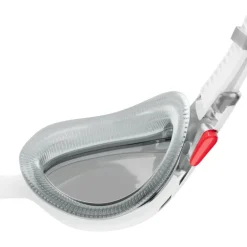 Zwembrillen|Zwembrillen < Speedo Futura Biofuse Flexiseal Zwembril - white/red/light smoke