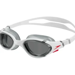 Zwembrillen|Zwembrillen < Speedo Futura Biofuse Flexiseal Zwembril - white/red/light smoke