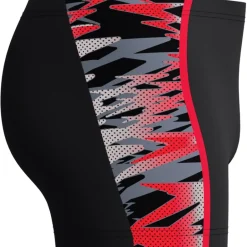 Zwembroeken & Bikini'S < Speedo Hyperboom Splice Aquashorts Heren - anthracite/high risk red