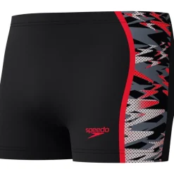 Zwembroeken & Bikini'S < Speedo Hyperboom Splice Aquashorts Heren - anthracite/high risk red