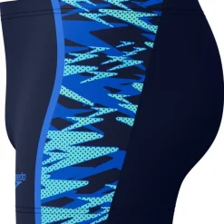 Speedo Hyperboom Splice Aquashorts Heren - peacoat/deep sapphrie