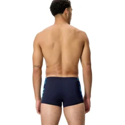 Speedo Hyperboom Splice Aquashorts Heren - peacoat/deep sapphrie