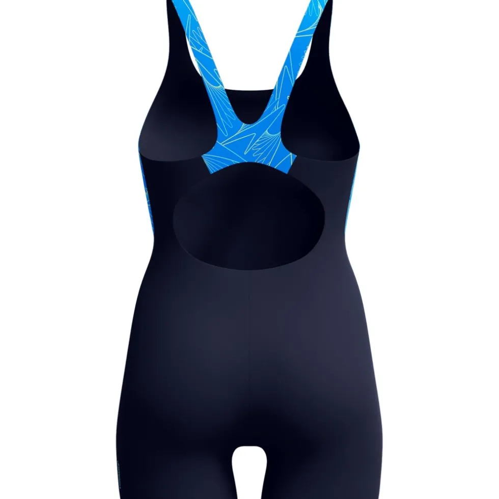 Speedo Hyperboom Splice Legsuit Badpak Dames - lagoon blue