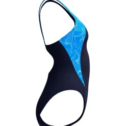 Zwembroeken & Bikini'S < Speedo HyperBoom Splice Muscleback Badpak Dames - lagoon blue