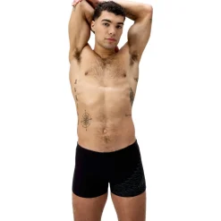 Speedo Medley Logo Zwembroek Heren - black/lead grey