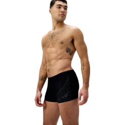 Speedo Medley Logo Zwembroek Heren - black/lead grey