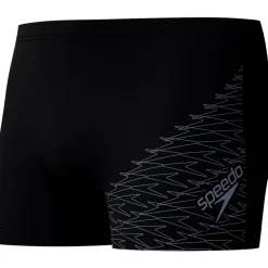 Speedo Medley Logo Zwembroek Heren - black/lead grey