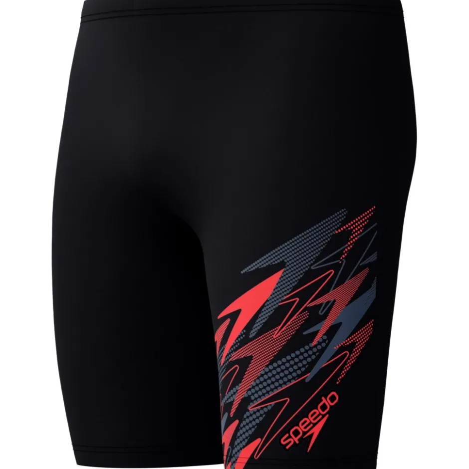 Zwembroeken & Bikini'S < Speedo Medley Logo Zwemjammer Heren - anthracite/high risk red