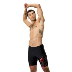 Zwembroeken & Bikini'S < Speedo Medley Logo Zwemjammer Heren - anthracite/high risk red