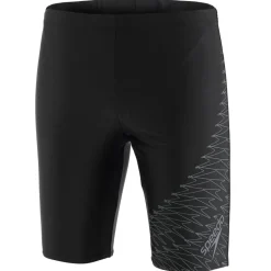 Zwembroeken & Bikini'S < Speedo Medley Logo Zwemjammer Heren - black/lead grey
