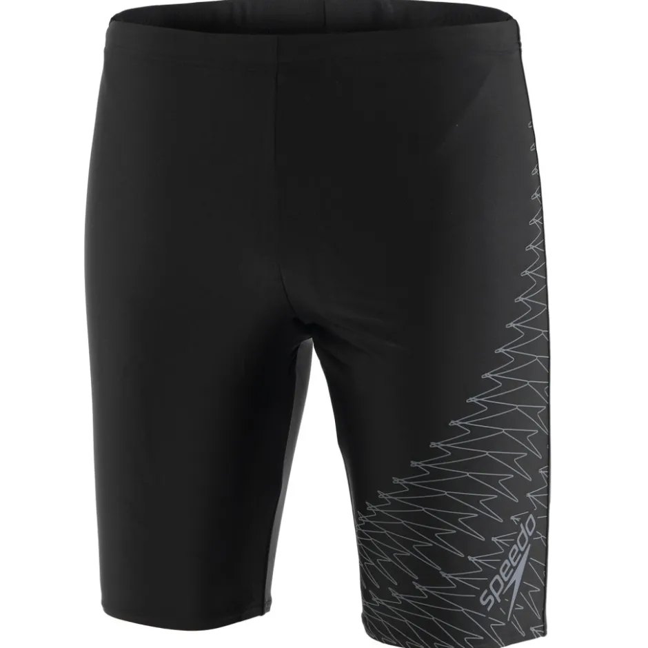 Zwembroeken & Bikini'S < Speedo Medley Logo Zwemjammer Heren - black/lead grey