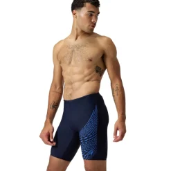 Speedo Medley Logo Zwemjammer Heren - navy/cobalt pop