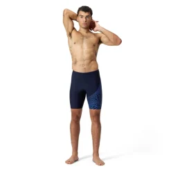 Speedo Medley Logo Zwemjammer Heren - navy/cobalt pop