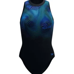 Speedo Printed Hydrasuit Badpak Dames - anthracite