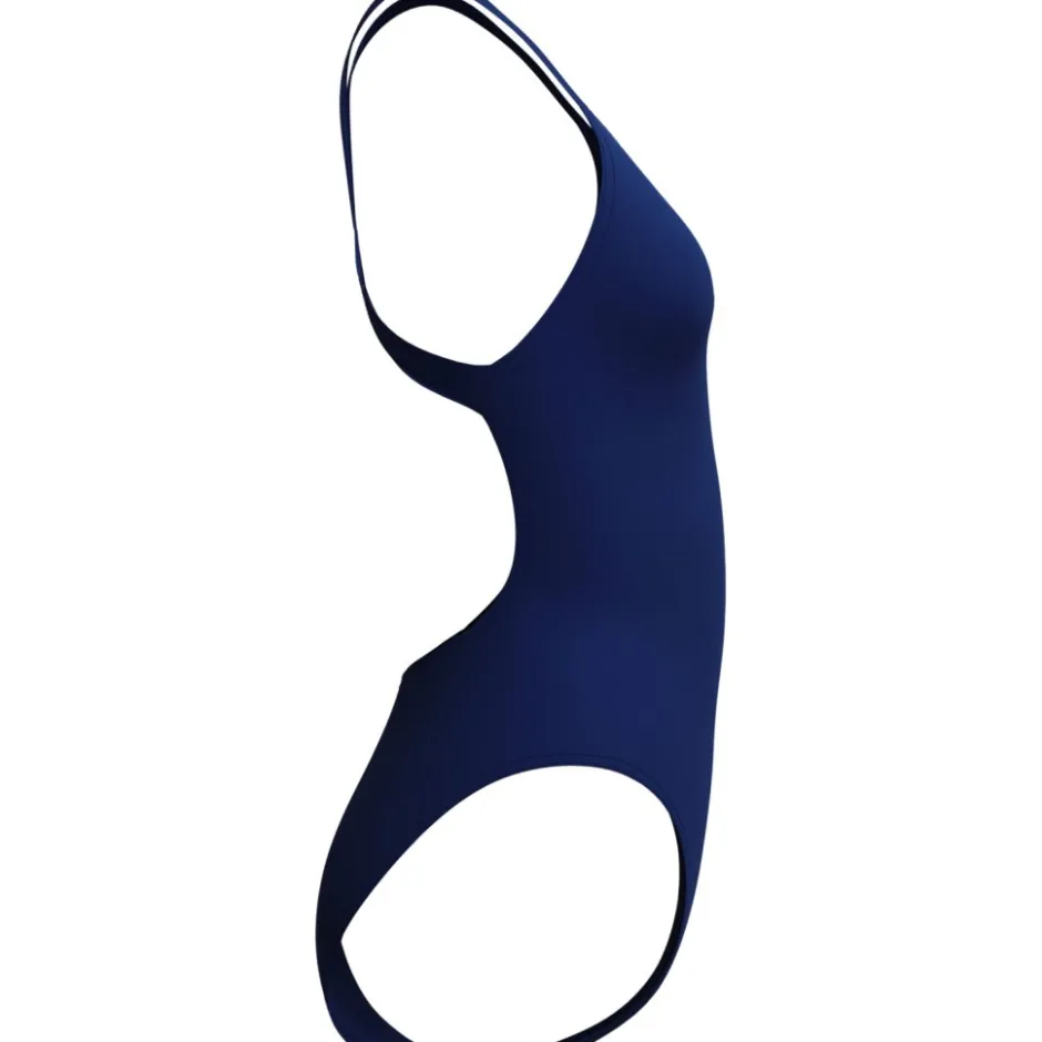 Zwembroeken & Bikini'S < Speedo Solid Leaderback Badpak Dames - team navy