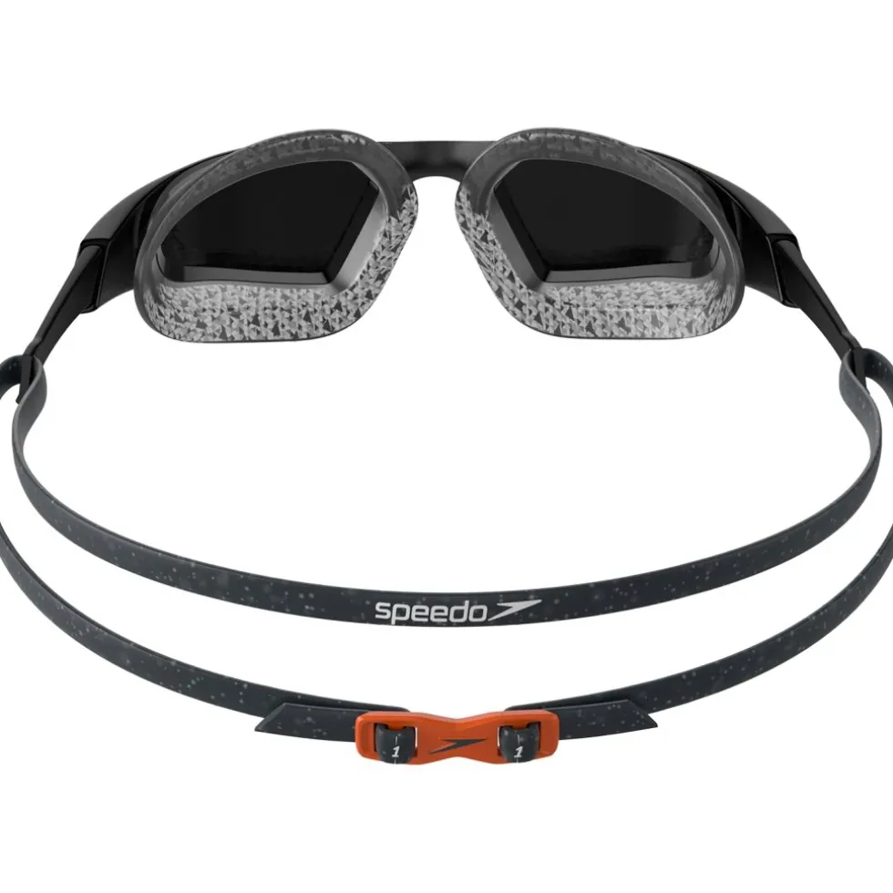 Speedo Aquapulse Pro Mirror Zwembril - oxid grey/black/orange gold