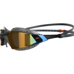 Speedo Aquapulse Pro Mirror Zwembril - oxid grey/black/orange gold