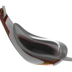 Speedo Fastskin Hyper Elite Gespiegeld Zwembril - white/oxid grey/rose gold