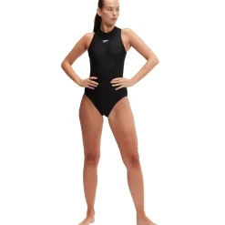 Zwembroeken & Bikini'S < Speedo Hydrasuit Badpak Dames - zwart/wit
