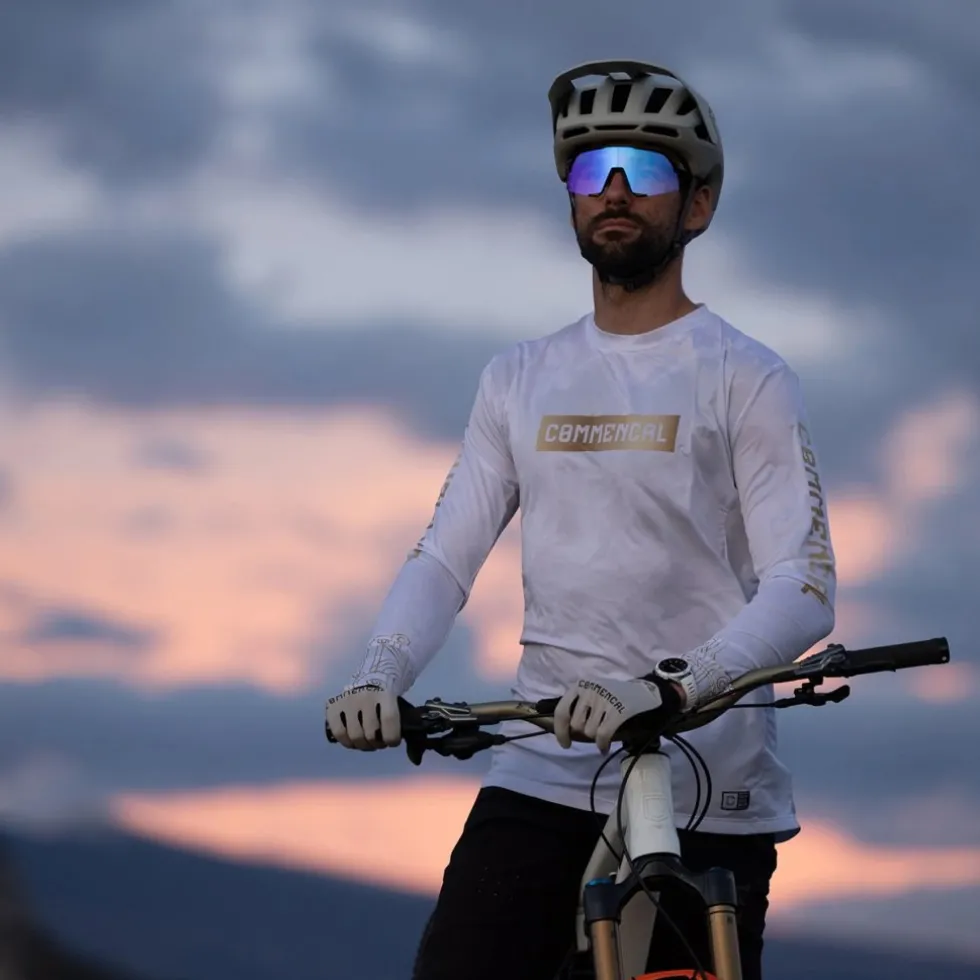 100% S3 Photochromic Bril - Kilian Bron - Gloss Black - Purple Mirror
