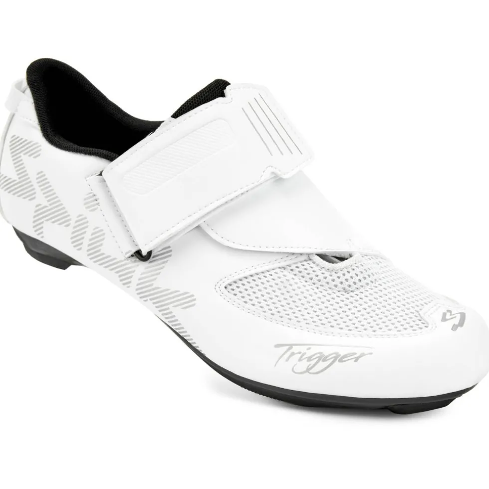Spiuk Trigger Carbon Triatlon-Schoenen Heren - wit matt