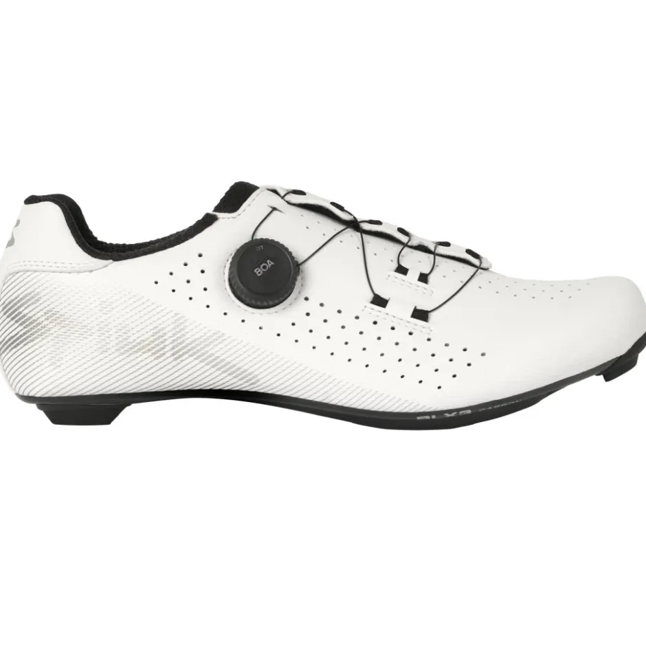 Klikschoenen|Wielrenschoenen < Spiuk Bruma Carbon Racefietsschoenen Heren - white matt