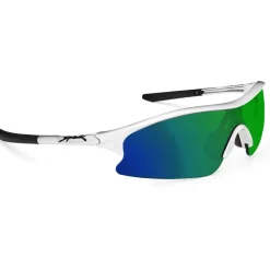 Brillen Kinderen < Spiuk Frisbee Bril Kinder - White/Black - Mirror Green