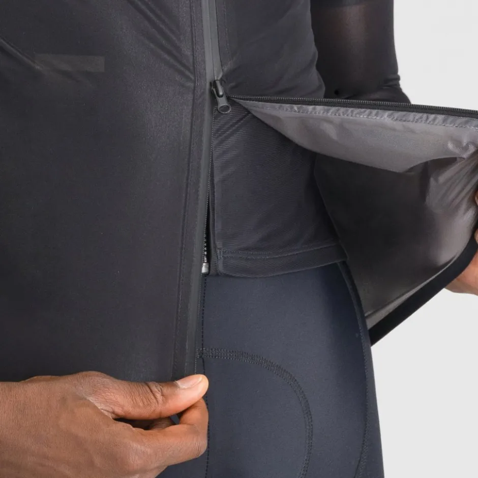 Racefietsjacks|Regenjassen < Sportful Aqua ight Ja Heren - 002 Zwart