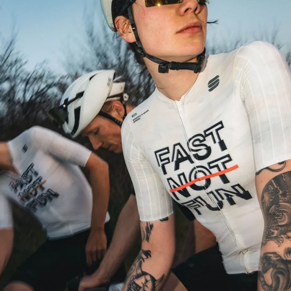 Sportful Fast Not Fun G-Suit Body Dames - 101 wit/zwart