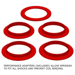 Schokdempers En Veren < Sprindex Trail/Enduro - Adjustable Lightweight Rear Shock Steel Spring - 142mm/65mm