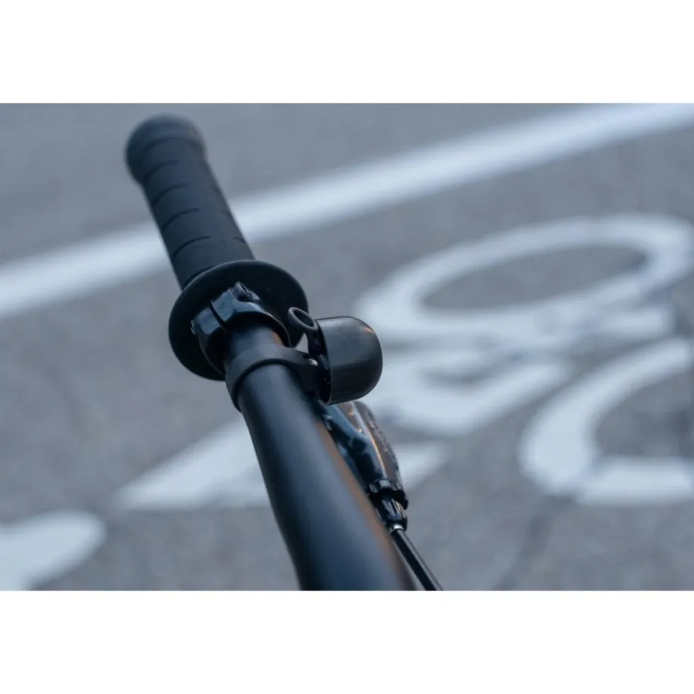 Spurcycle Compact Fietsbel - 22.2mm - zwart/mosgroen