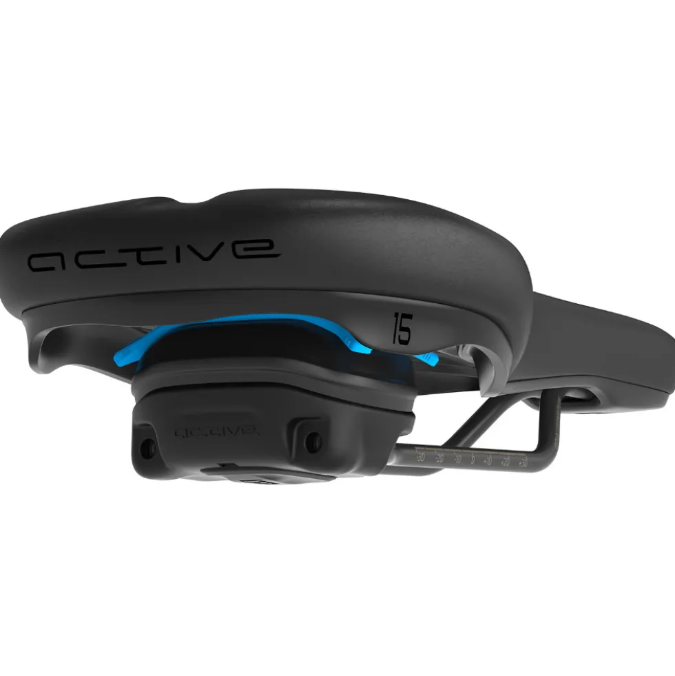 SQlab 602 Ergolux Active 2.1 Trekking Zadel - zwart