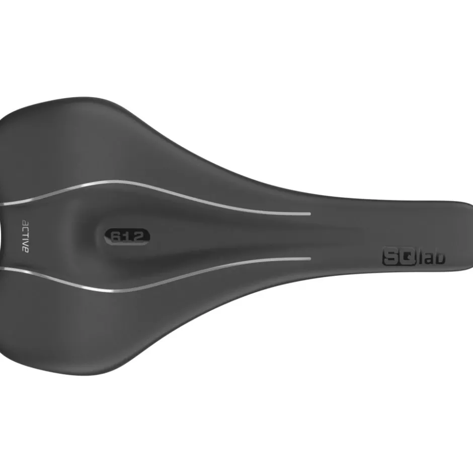 Zadels < SQlab 612 Ergowave active 2.1 Carbon Racefiets-Zadel - Zwart