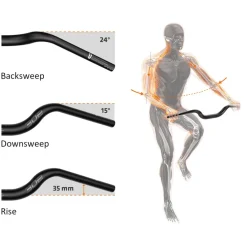 SQlab 302 3.0 Handlebar - 31.8 | Trekking