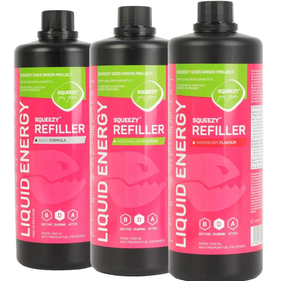 Outdoor Maaltijden < Squeezy Liquid Energy - Koolhydraatgel - 1000 ml navulling