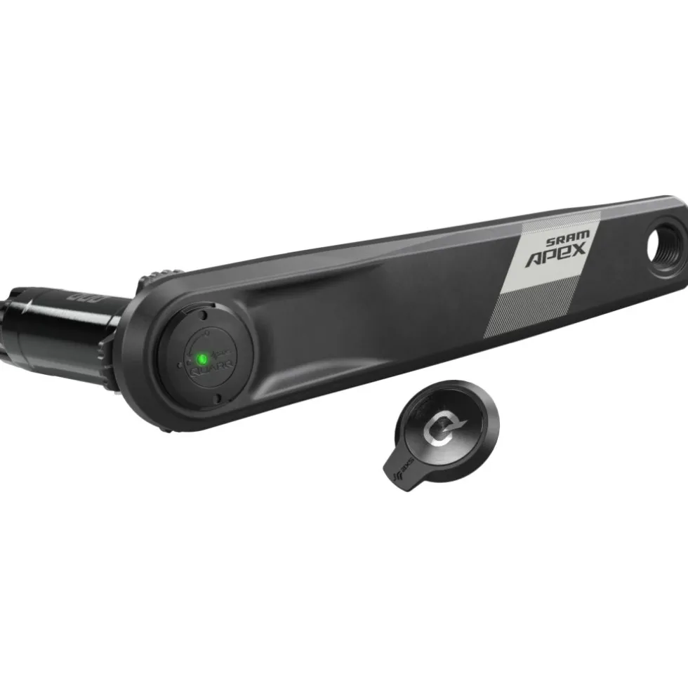 SRAM Apex Powermeter Crankarm - AXS | DUB | Wide | D1 - links - zwart