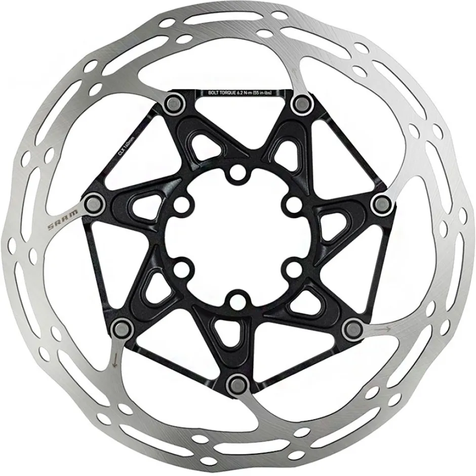 Schijfremmen < SRAM Centerline X Rounded Edges Remschijf - 6 Gaten - zilver