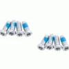 SRAM Crank Bolt Kit T20 for Removable Spider - 8 Pieces - silver