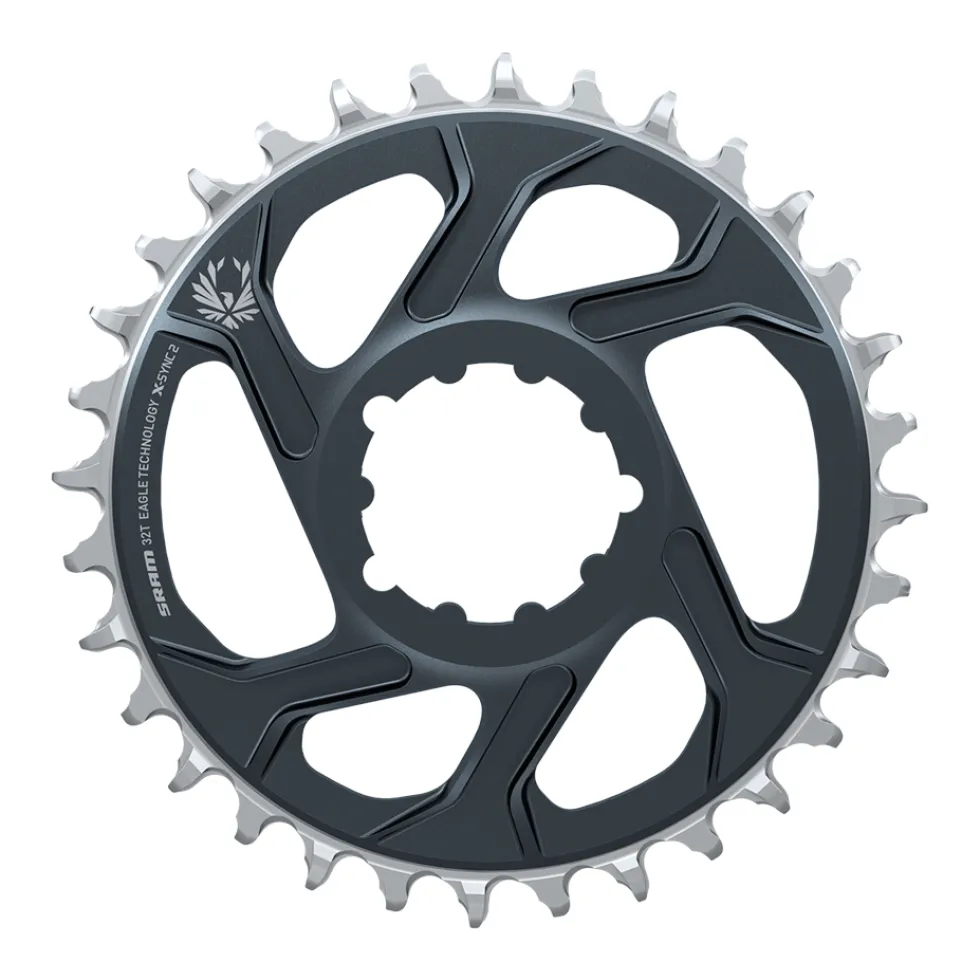 SRAM Eagle Kettingblad - Direct Mount | X-SYNC 2 | 11/12-voudig | C3 - Offset 6mm | Lunar/Polar Grey