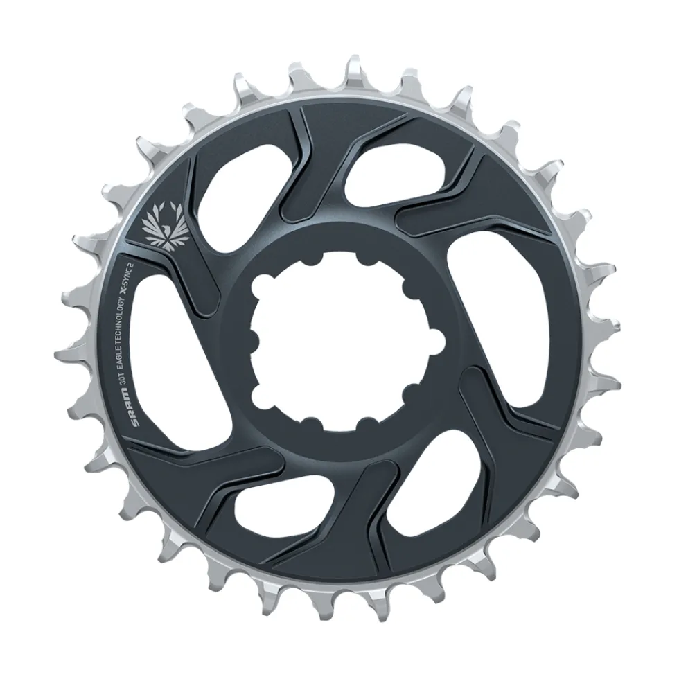 SRAM Eagle Kettingblad - Direct Mount | X-SYNC 2 | 11/12-voudig | C3 - Offset 6mm | Lunar/Polar Grey