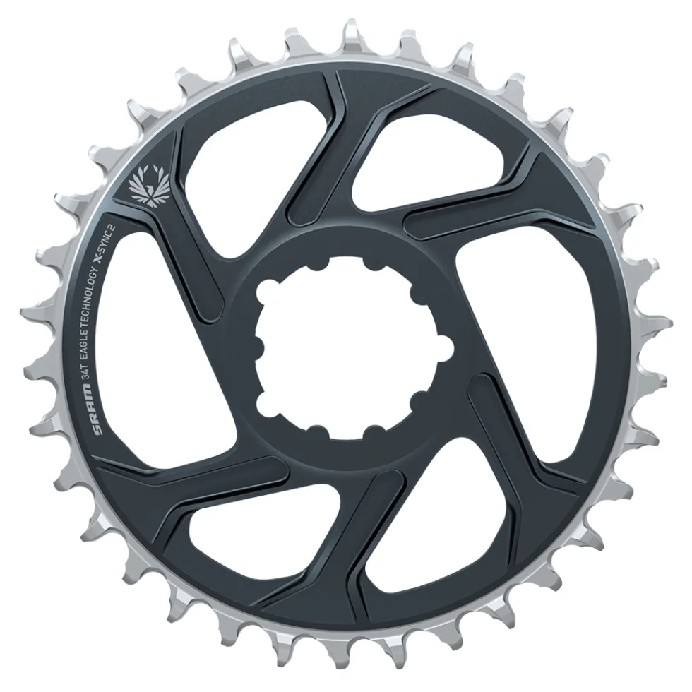 SRAM Eagle Kettingblad - Direct Mount | X-SYNC 2 | 11/12-voudig | C3 - Offset 6mm | Lunar/Polar Grey