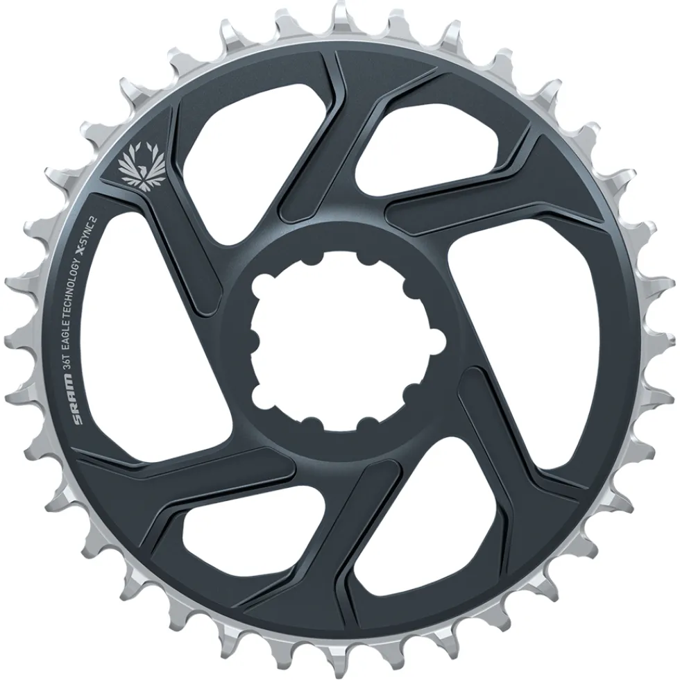 SRAM Eagle Kettingblad - Direct Mount | X-SYNC 2 | 11/12-voudig | C3 - Offset 6mm | Lunar/Polar Grey
