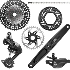 SRAM Eagle 90 Transmission E-MTB Schakelgroep | T-Type | Bosch | A1 - zwart / zilver