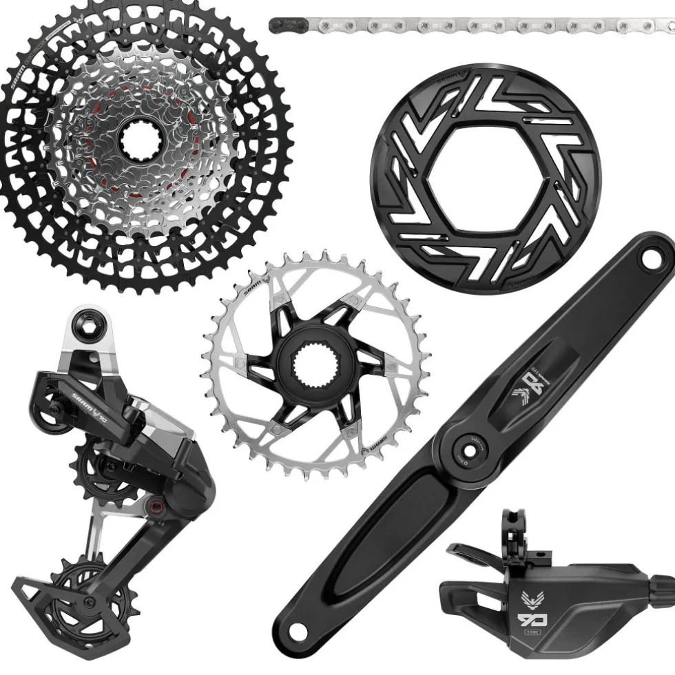 SRAM Eagle 90 Transmission E-MTB Schakelgroep | T-Type | Bosch | A1 - zwart / zilver