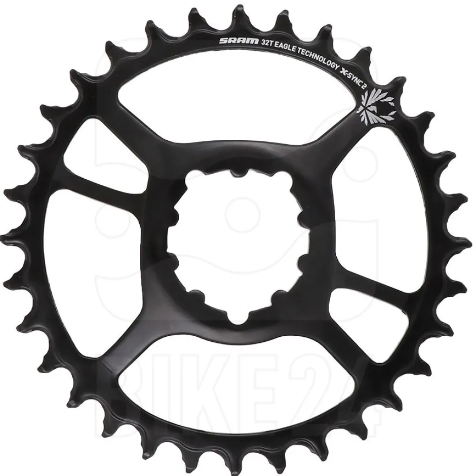 Kettingbladen < SRAM Eagle X-SYNC 2 STEEL Direct Mount Chainring - 6mm Offset - black