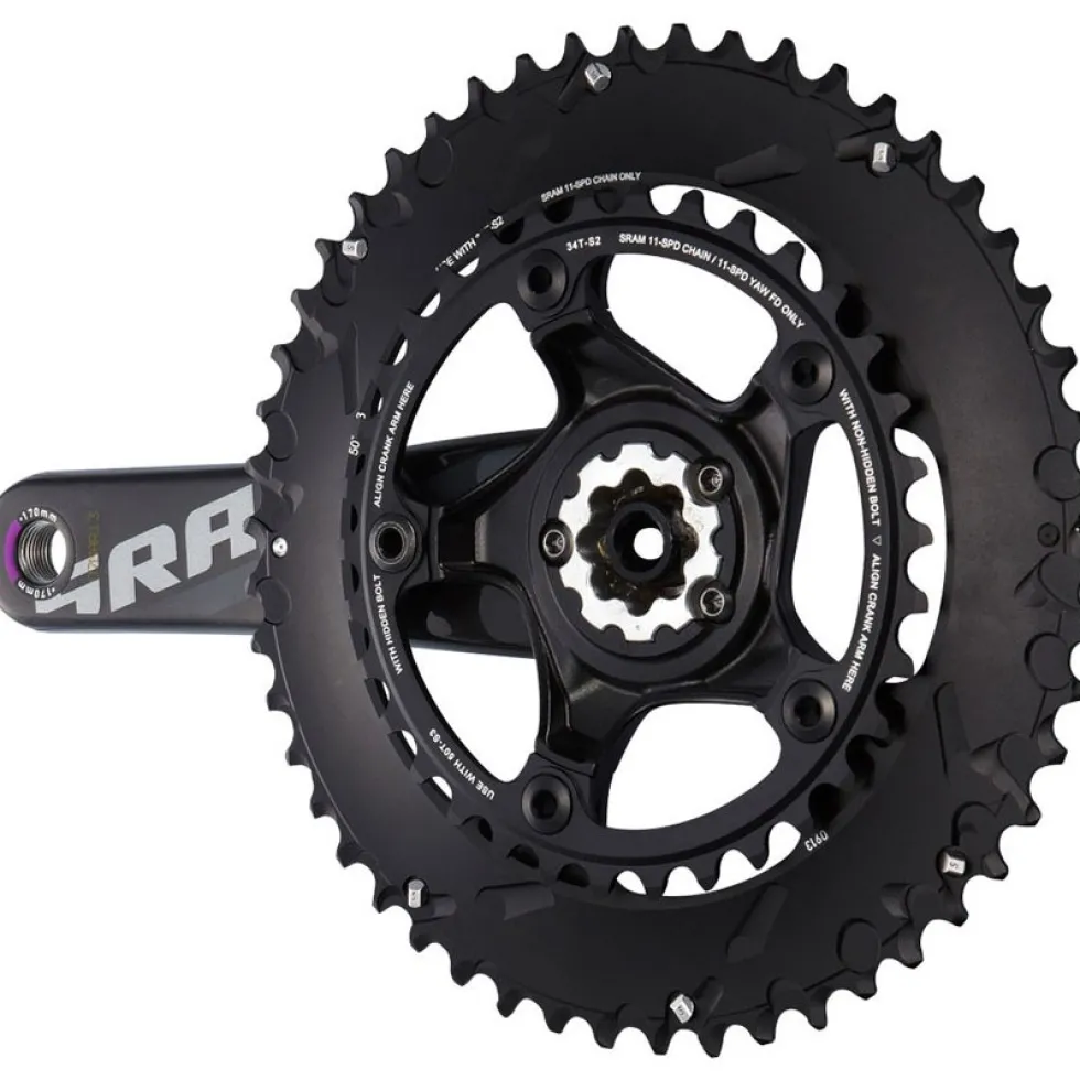 SRAM Force 22 Crankset 11-Voudig compact - GXP - 50/34 - zwart