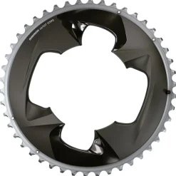 Kettingbladen < SRAM Force Kettingblad - 107mm | 2x12-voudig | D1 - Buiten | 46 Tanden | Black/Polar Grey